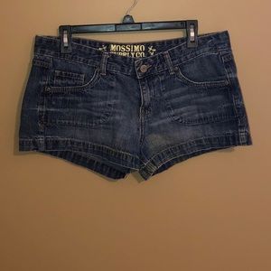 blue jeans shorts